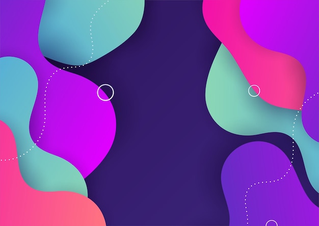 Modern geometric element colorful design background