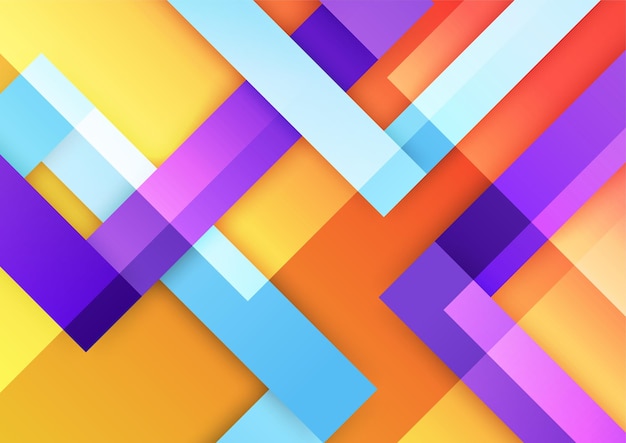 modern geometric element colorful design background
