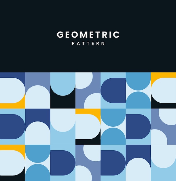 Modern geometrical shapes made for pattern and textures blue and white Geometrical shapes Curved