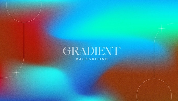 Modern grainy gradient trendy background design vibrant modern grainy texture gradient background