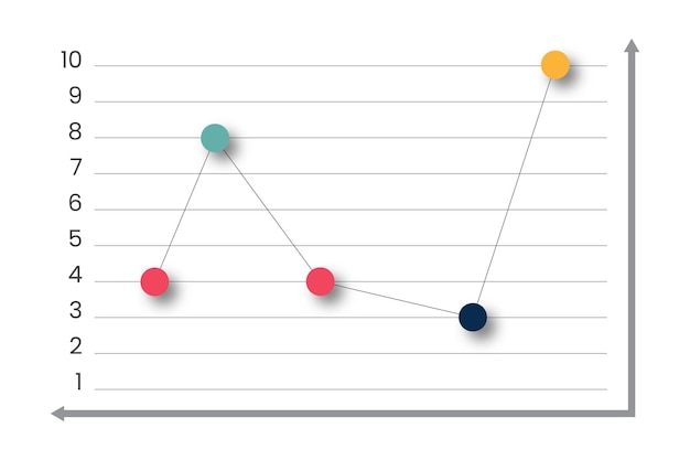 Modern infographic elements design chart graph scheme colors editable