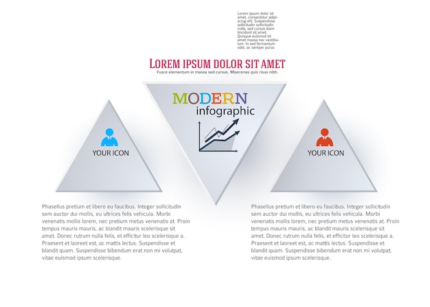 Modern infographics style business presentation design09
