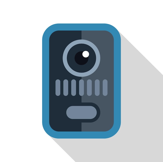 Modern intercom system allowing communication with visitors