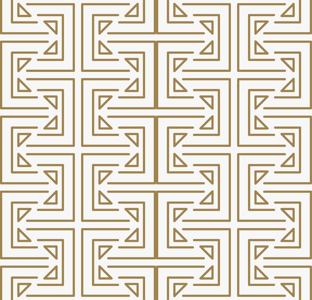 Modern Luxury stylish geometric textures with lines seamless patterns