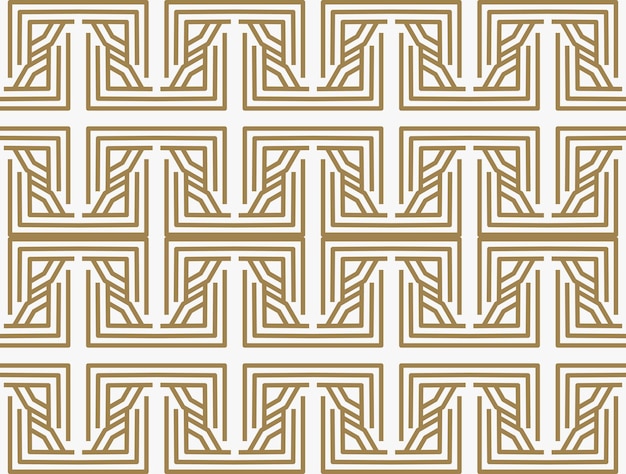 Modern Luxury stylish geometric textures with lines seamless patterns