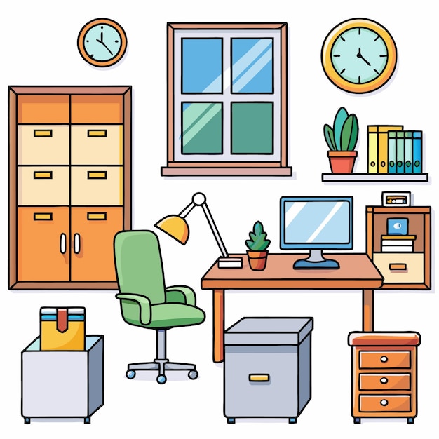 Modern Minimalist Office Interior