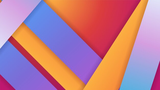 Modern orange dynamic stripes colorful abstract geometric design background for business card presentation brochure banner and wallpaper