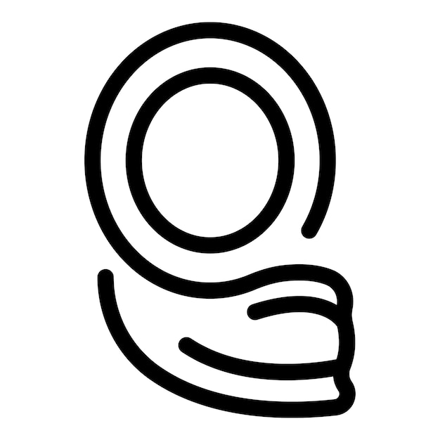 Modern outfit icon outline vector Male person arab