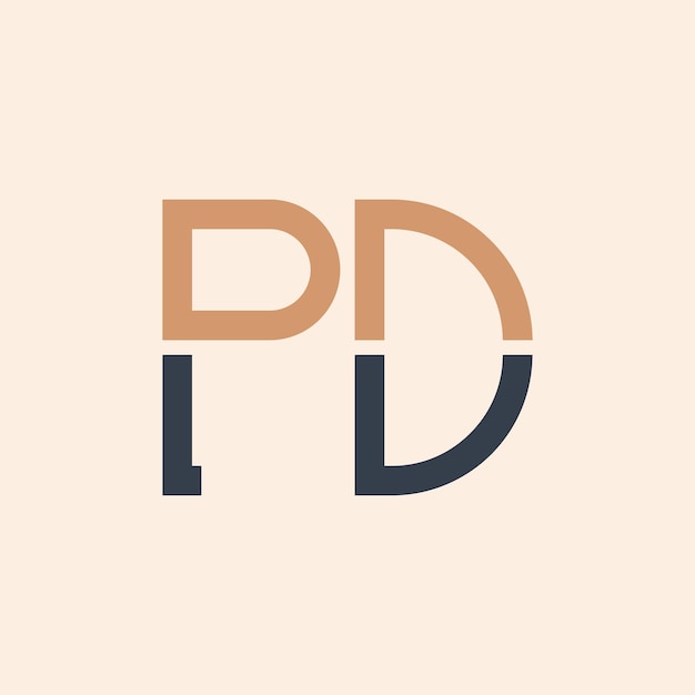 Modern PD Letter Logo Design Creative and Versatile PD Logo Design Suitable for all Businesses