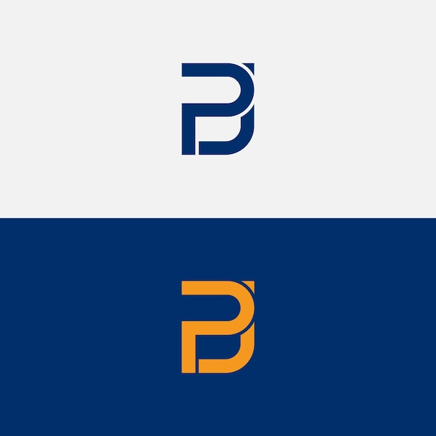 Modern PJ Logo Design for business and company identity Creative PJ letter with luxury concept