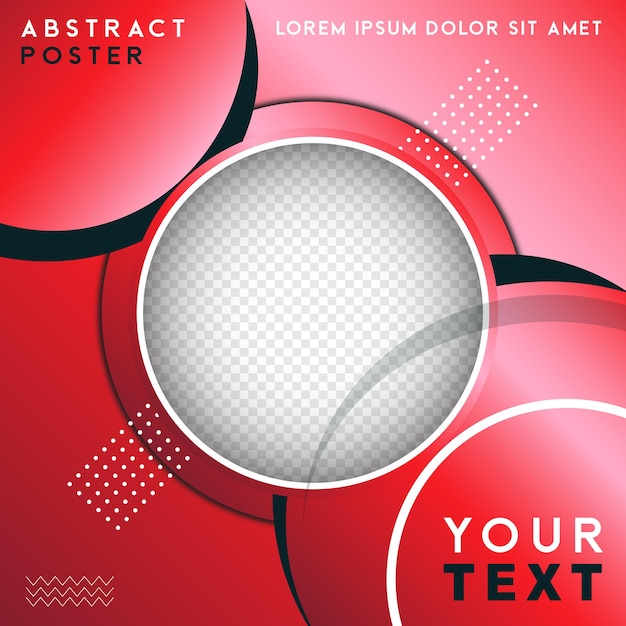 modern poster design template