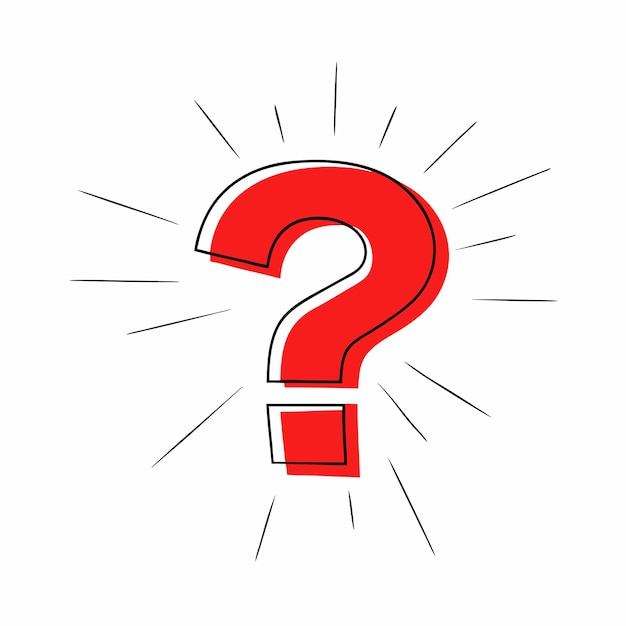 Modern question mark template for idea or message vector on a isolated white background 9