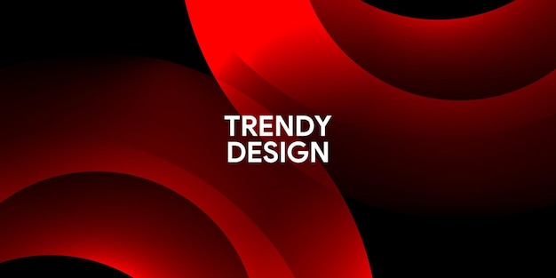 modern red ai abstract background with colourful gradient red banner