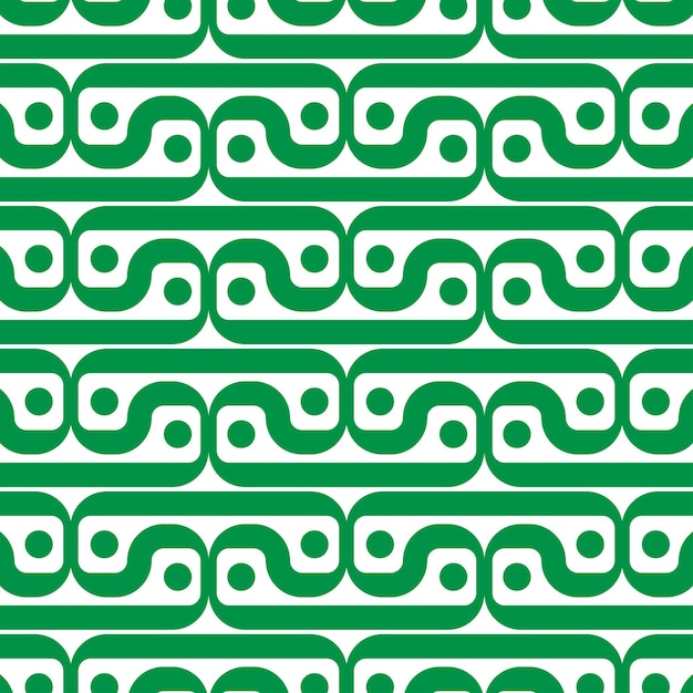 modern seamless pattern with geometric lines and green abstract shapes
