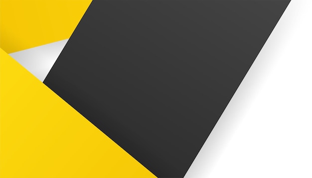 modern simple 3d black yellow orange abstract background design for business card presentation background booklet brochure certificate template backdrop and banner