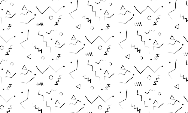 Modern simple geometric vector seamless pattern