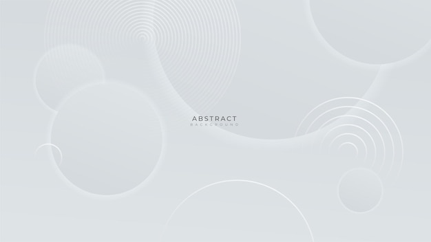 Modern simple minimal white geometric shapes corporate abstract technology background Vector abstract graphic design banner pattern presentation background web template