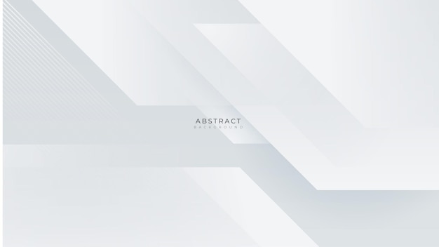Modern simple minimal white geometric shapes corporate abstract technology background Vector abstract graphic design banner pattern presentation background web template