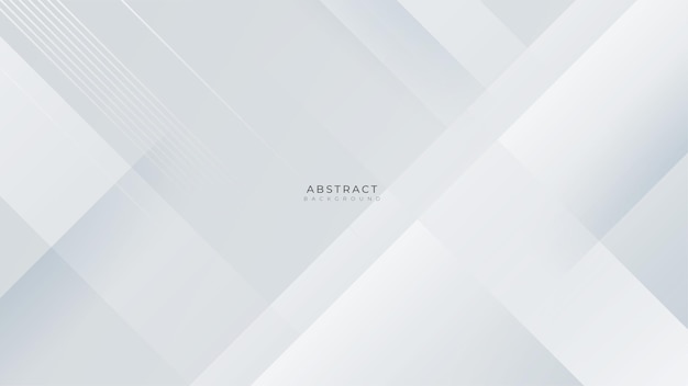 Modern simple minimal white geometric shapes corporate abstract technology background Vector abstract graphic design banner pattern presentation background web template