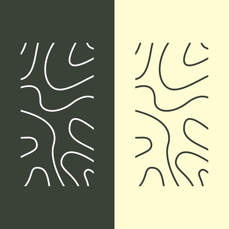 Vektör modern soyut logo