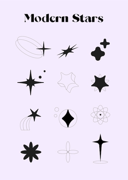 modern stars design collection