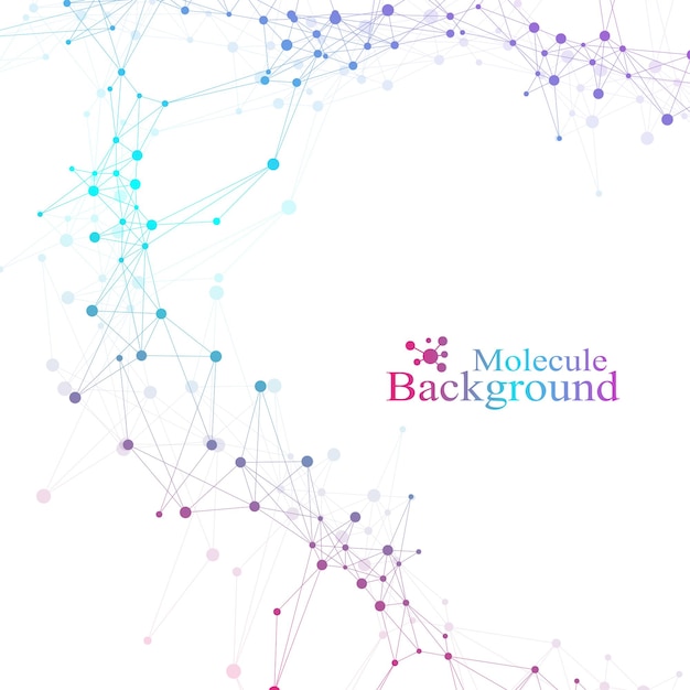 modern structure molecule dna atom molecule and communication background for medicine science techno