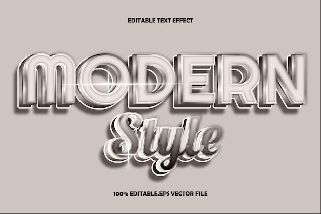 modern style editable text effect 3d emboss gradient style