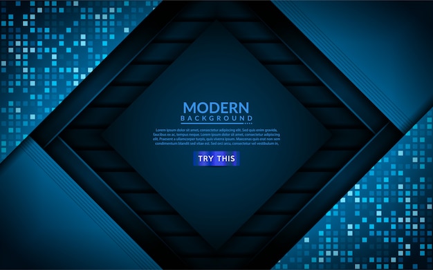 Modern tech blue background