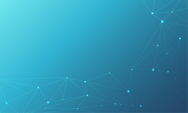 Modern technology background Blue gradient simple background