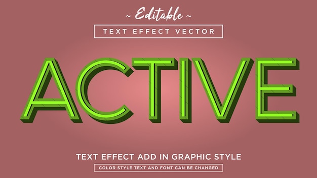 modern text effect style with beautiful background fully editable text effect