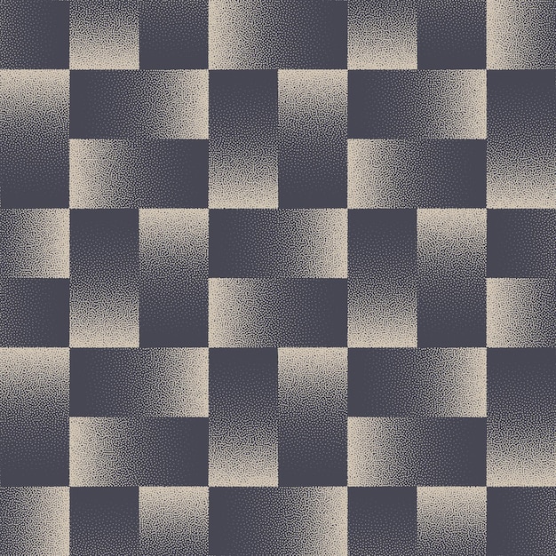 Modern Tile Stipple Seamless Pattern Vector Geometric Simple Abstract Background