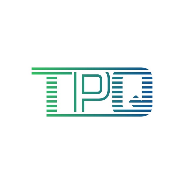 Modern TPQ Logo Design Letter TPQ Minimalist Professional and Versatile Branding Icon for Business Identity