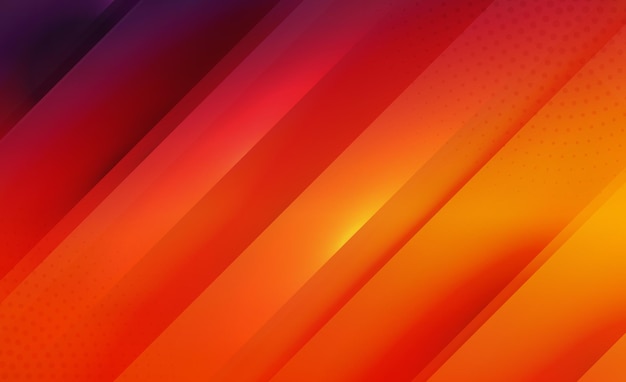 Modern Vector Gradient Background in Dark Orange and Yellow