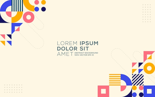 Modern vector graphic of abstract background template EPS 10