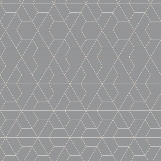Modern vector seamless illustration. Geometric pattern on a gray background. Ornamental pattern for flyers, typography, wallpapers, backgrounds