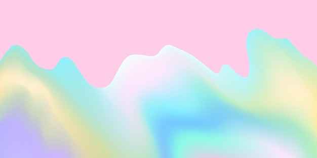 Modern wave and fluid pastel gradient bright background for poster banner template