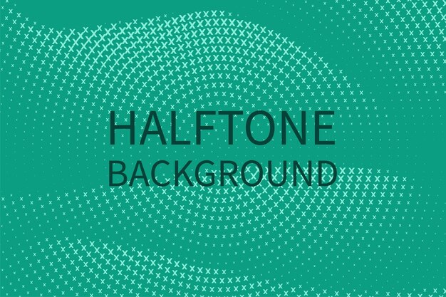 Modern Wavy Abstract Halftone Background
