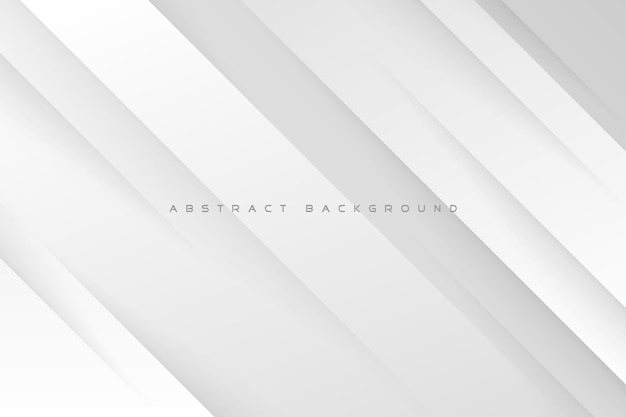 modern white and gray gradient diagonal paper cut abstract background