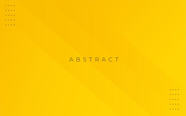 Modern yellow abstract background template