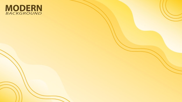 modern yellow gradient liquid abstract background