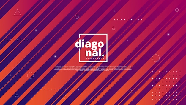 Moderne abstrakt baggrund med diagonalt stribe- eller linjeelement