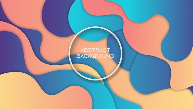 Moderne abstrakt gradient baggrundsvektor