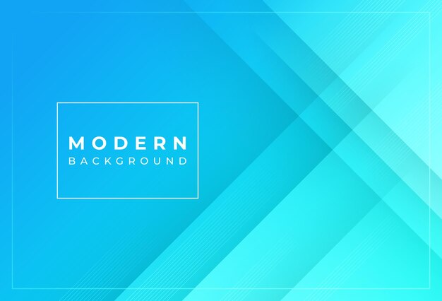 Moderne banner baggrund farverig skråstreg effekt blå gradient abstrakt linjemønster