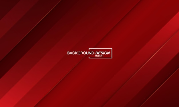Moderne design med rød baggrund