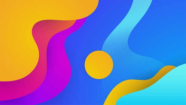 Moderne farverig abstrakt baggrundsskabelon design. Vektor abstrakt grafisk design banner mønster præsentationsbaggrund web skabelon