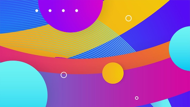 Moderne farverig abstrakt baggrundsskabelon design. Vektor abstrakt grafisk design banner mønster præsentationsbaggrund web skabelon