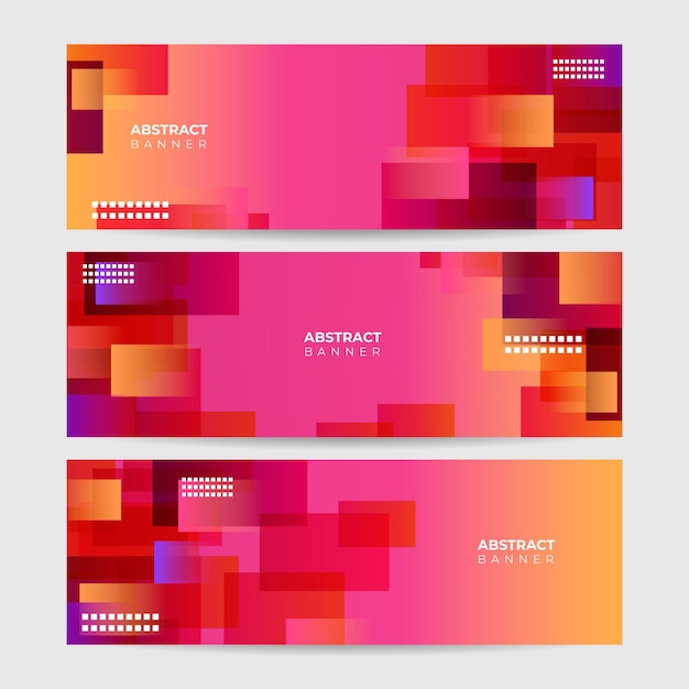 Moderne farverig abstrakt webbanner baggrund, kreativt design. Vektor illustration design til præsentation, banner, cover, web, flyer, kort, plakat, tekstur, slide, magasin og bredt banner.