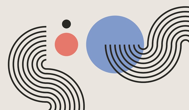 Moderne minimalistisk abstrakt baggrundsdesign