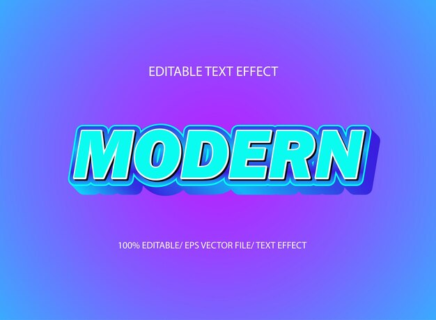 Moderne tekst effekt