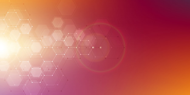 Molecular structure background.
